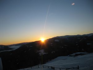 Sonnenaufgang auf der Branntweineralm